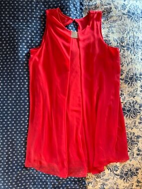 Chiffon Mini Dress with Rhinestone Detail